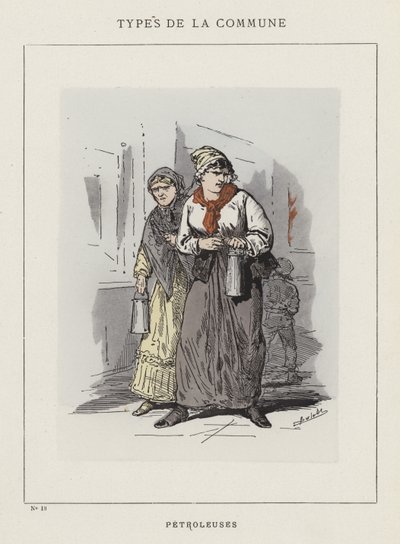 Petroleuses de Charles Albert d Arnoux Bertall