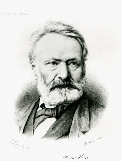 Retrato de Victor Hugo (1802-85) de 