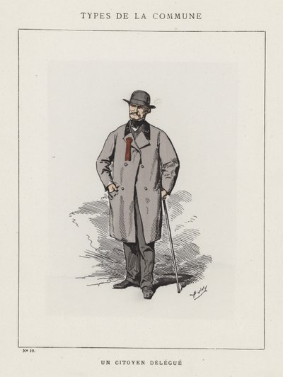 Un ciudadano delegado de Charles Albert d Arnoux Bertall