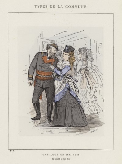 Una Loge en Mayo 1871, Au Canard a Trois Becs de Charles Albert d Arnoux Bertall