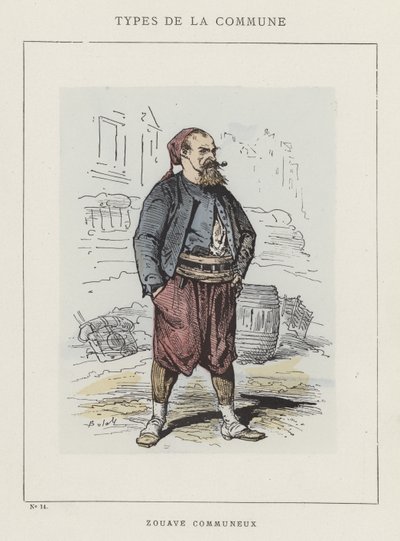 Zouave Communeux de Charles Albert d Arnoux Bertall