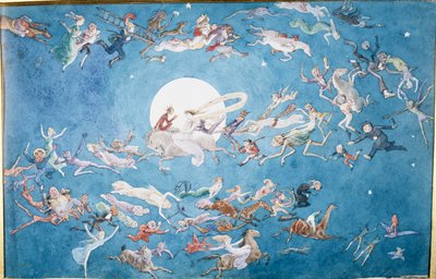 Una danza alrededor de la luna de Charles Altamont Doyle