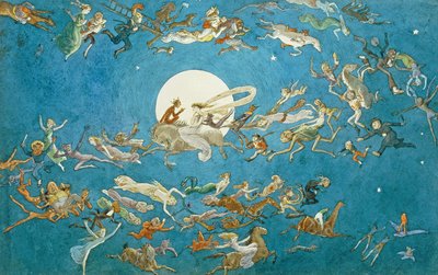 Un Baile alrededor de la Luna de Charles Altamont Doyle