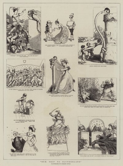 Nuestro Viaje a Blunderland de Charles Altamont Doyle