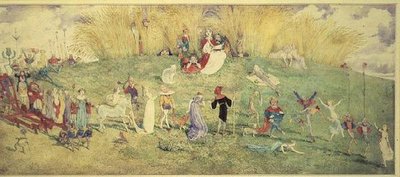 La reina de las hadas - Una procesión de Charles Altamont Doyle