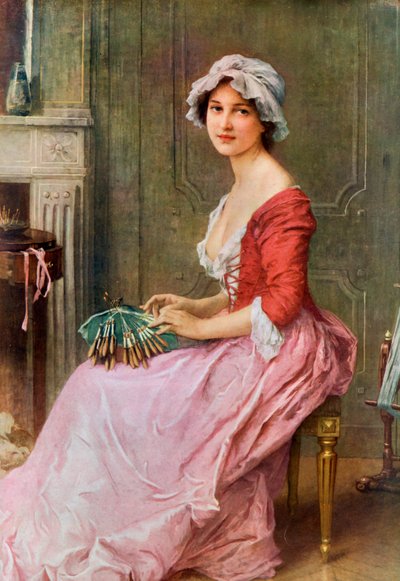 La costurera, finales del siglo XIX o principios del XX de Charles Amable Lenoir