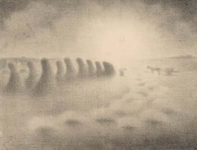 Fin de la cosecha de Charles Angrand