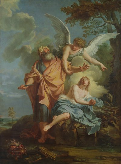 Abraham sacrificando de Charles Antoine Coypel