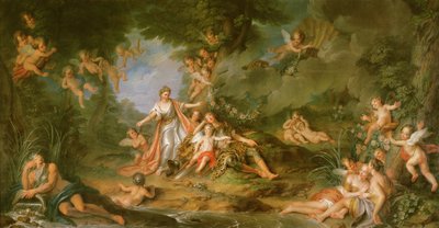 Armide deseando golpear a Renaud, 1741 de Charles Antoine Coypel