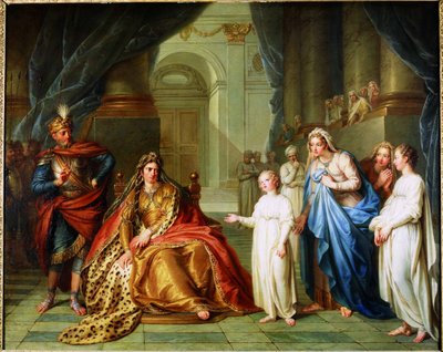 Atalía y Joás de Charles Antoine Coypel
