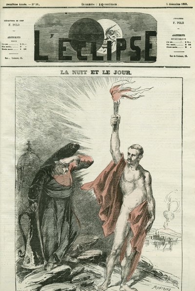 Noche y día, o “el Consejo de Roma y el Consejo de Nápoles”. Portada en “L