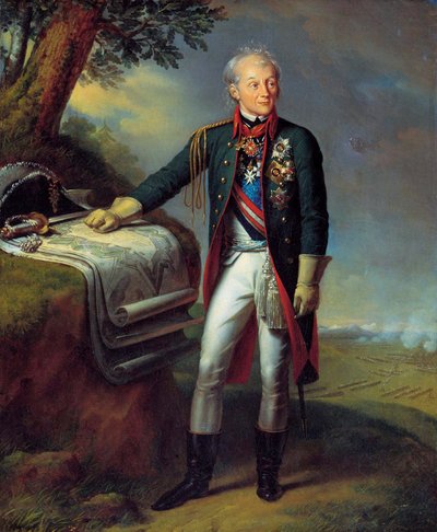 Mariscal de Campo Príncipe Generalísimo Alexander Suvorov, soldado ruso de Charles Auguste Guillaume Steuben