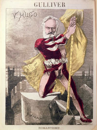 Caricatura de Victor Hugo (1802-85) de 