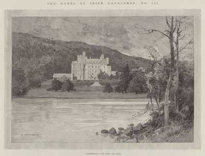 Castlewellan, la Casa y el Lago de Charles Auguste Loye