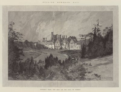 Cowdray Park, la residencia del conde de Egmont de Charles Auguste Loye