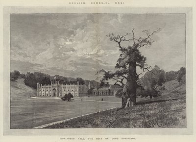 Donington Hall, la residencia de Lord Donington de Charles Auguste Loye