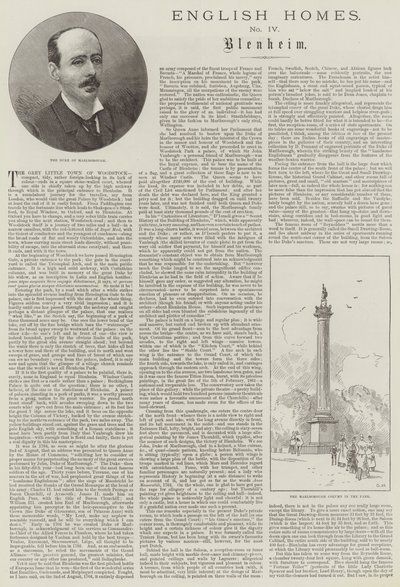 Hogar inglés, Blenheim de Charles Auguste Loye