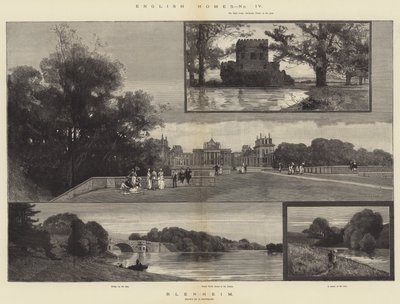 Hogares ingleses, Blenheim de Charles Auguste Loye