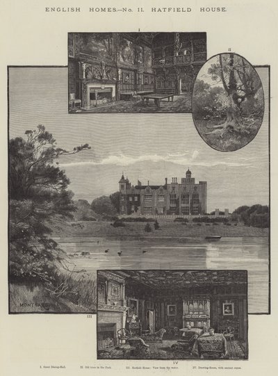 Casas inglesas, Hatfield House de Charles Auguste Loye