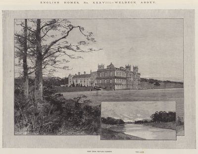 Hogares ingleses, Welbeck Abbey de Charles Auguste Loye
