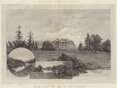 Hogares ingleses, Willey Park, la residencia de Lord Forester de Charles Auguste Loye