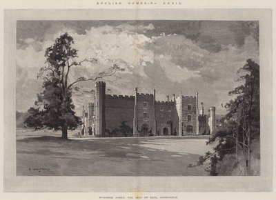 Hogares ingleses, Wycombe Abbey, la residencia del Conde Carrington de Charles Auguste Loye