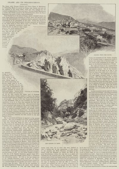 Grasse y sus alrededores de Charles Auguste Loye