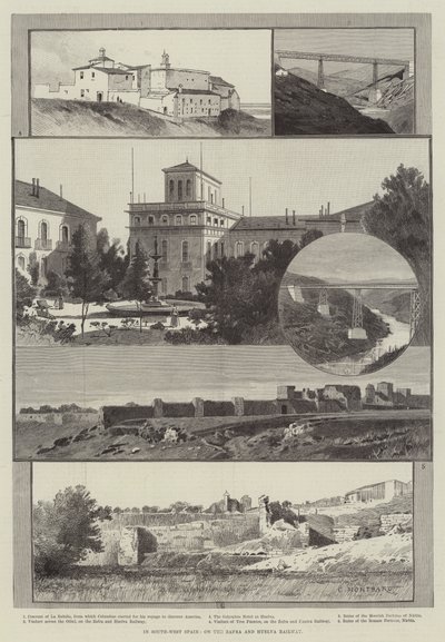 En el suroeste de España, en el ferrocarril de Zafra y Huelva de Charles Auguste Loye