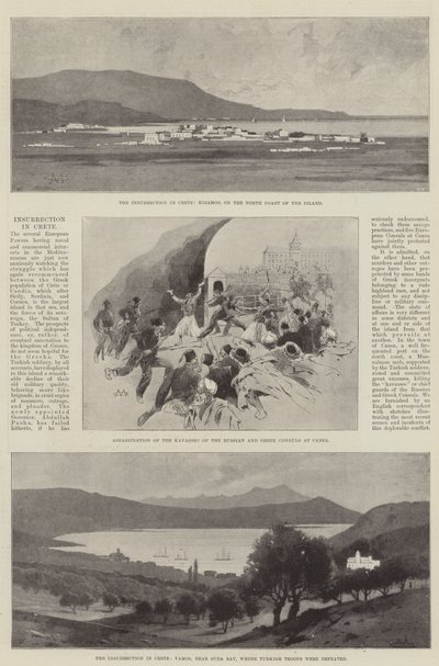 Insurrección en Creta de Charles Auguste Loye