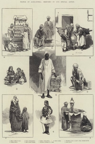 Gente de Alejandría de Charles Auguste Loye