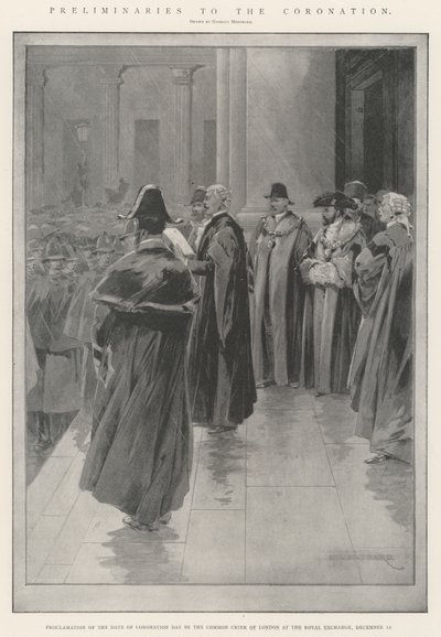Preliminares a la coronación de Charles Auguste Loye