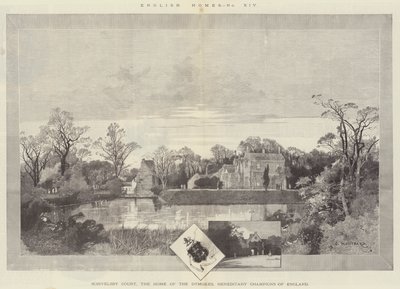 Scrivelsby Court, el hogar de los Dymokes, campeones hereditarios de Inglaterra de Charles Auguste Loye