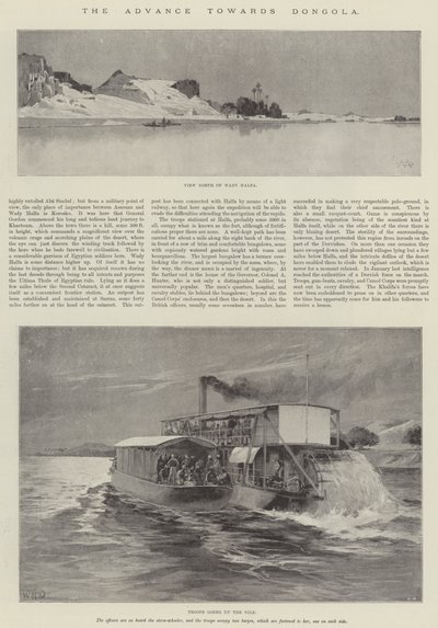 El avance hacia Dongola de Charles Auguste Loye