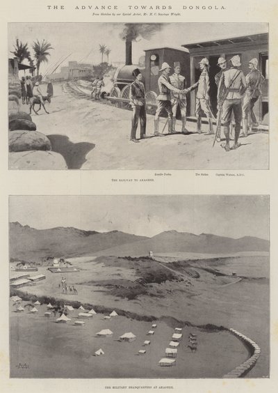 El avance hacia Dongola de Charles Auguste Loye