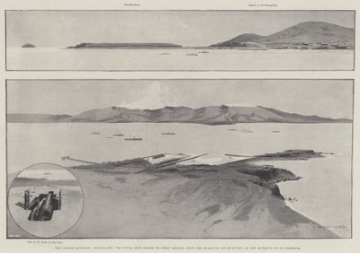 La Cuestión China, Wei-Hai-Wei, el Puerto Naval arrendado a Gran Bretaña con la Isla de Liu-Kung-Tau, en la Entrada a su Puerto de Charles Auguste Loye