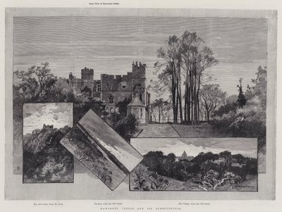 La Vida de William Ewart Gladstone, Castillo de Hawarden y sus Alrededores de Charles Auguste Loye