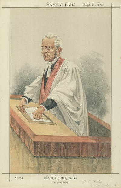 Muy Reverendo Arthur Penrhyn Stanley, Decano de Westminster de Charles Auguste Loye
