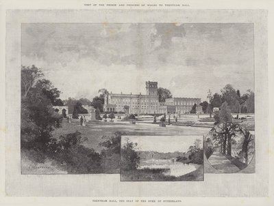 Visita del Príncipe y la Princesa de Gales a Trentham Hall de Charles Auguste Loye