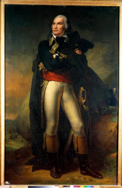 Retrato de Charles Pichegru (1761-1804), General en Jefe de los Ejércitos del Norte, Sambre y Mosa, Rin y Mosela de Charles Auguste Steuben