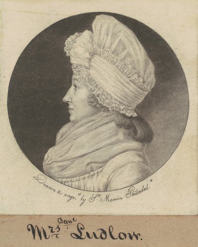 Arabella Duncan Ludlow de Charles B. J. Févret de Saint Mémin