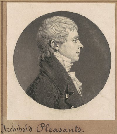 Archibald Pleasants, Jr. de Charles B. J. Févret de Saint Mémin