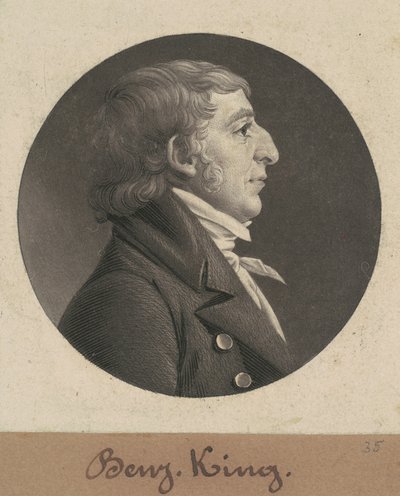 Benjamin King de Charles B. J. Févret de Saint Mémin