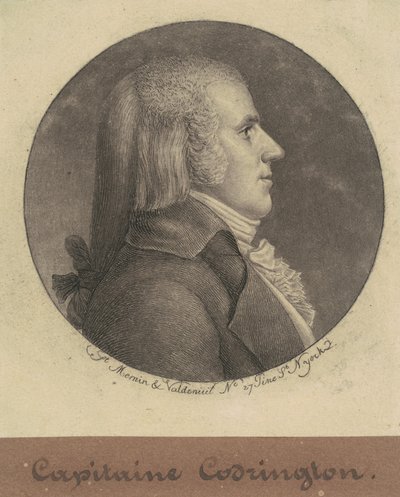 Capitán Codrington de Charles B. J. Févret de Saint Mémin