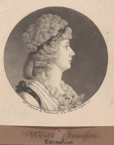 Cornelia Schuyler Morton de Charles B. J. Févret de Saint Mémin