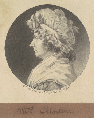 Cornelia Tappen Clinton de Charles B. J. Févret de Saint Mémin