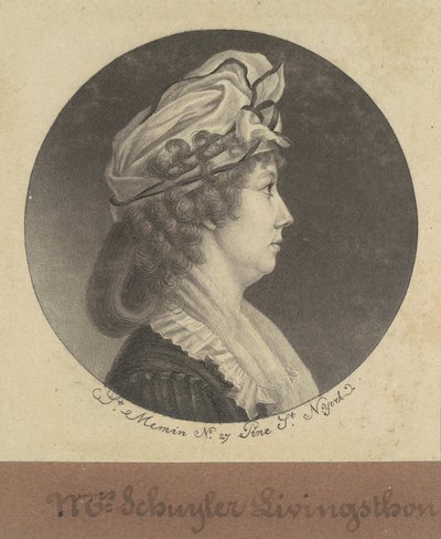 Eliza Barclay Livingston de Charles B. J. Févret de Saint Mémin