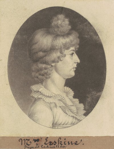 Frances Cadwalader Erskine de Charles B. J. Févret de Saint Mémin