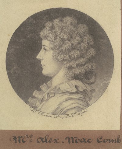 Janette Marshall Macomb de Charles B. J. Févret de Saint Mémin
