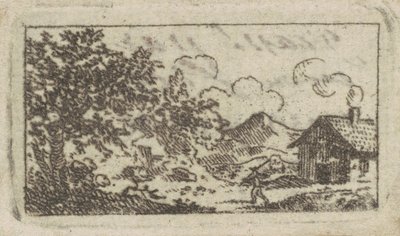 Paisaje con Casa de Charles B. J. Févret de Saint Mémin