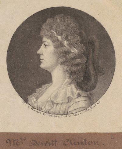 Maria Franklin Clinton de Charles B. J. Févret de Saint Mémin